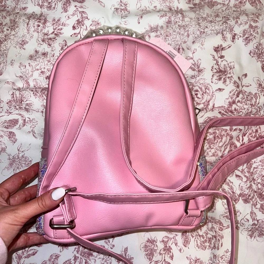 Miss Gwen’s OMG Accessories Pink Sequin Hearts Girls Small Backpack